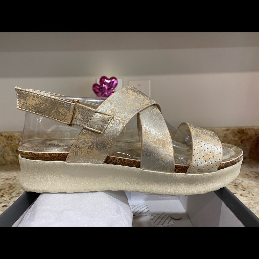 Platform sandals!